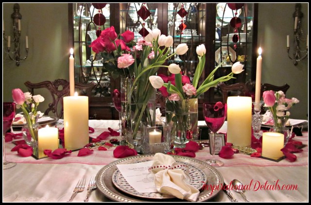 Valentine's Day tablescape