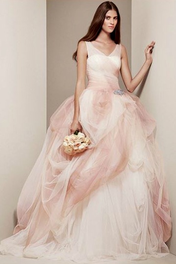 Vera Wang White Ball Gown Photo source: David's Bridal