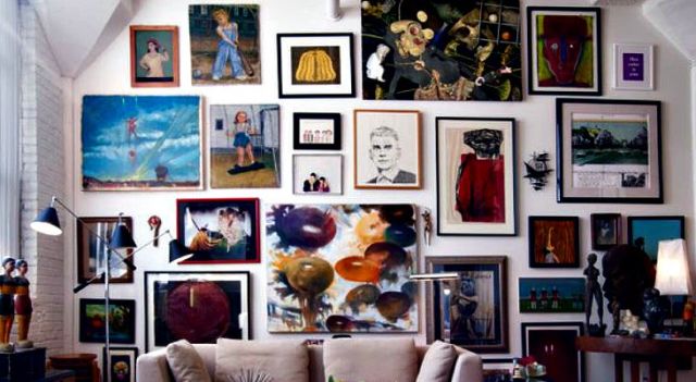 InspirationalDetails.com - art gallery walls