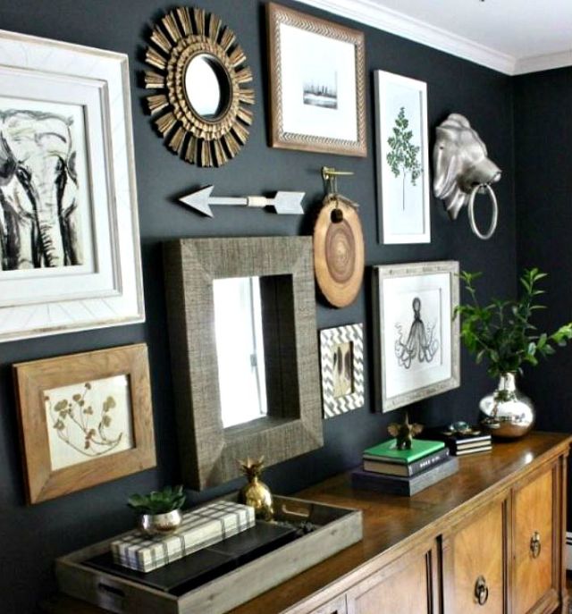 InspirationalDetails.com - art gallery walls