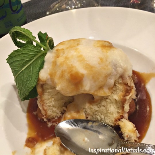 pound cake with bourbon caramel