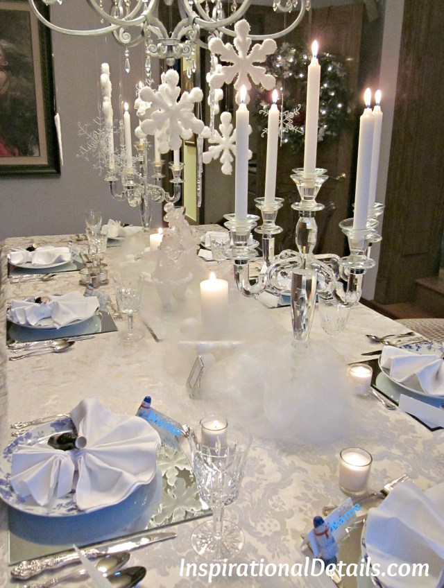 winter wonderland table theme