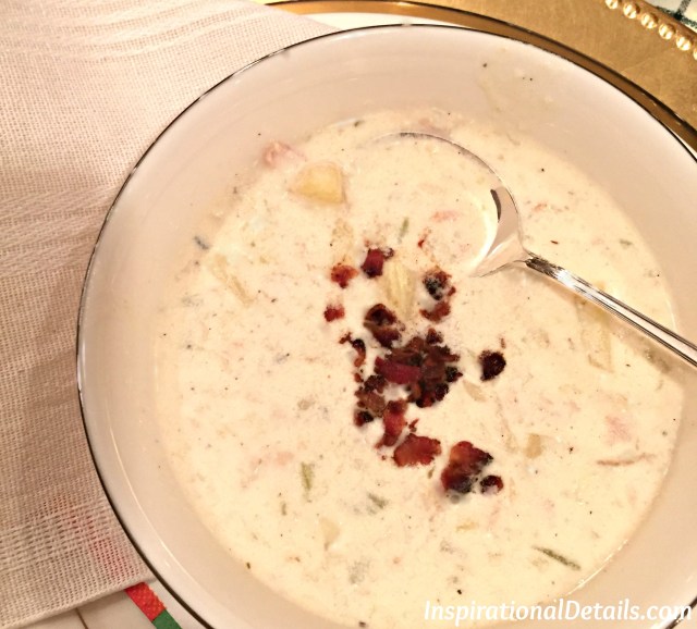 delicious clam chowder