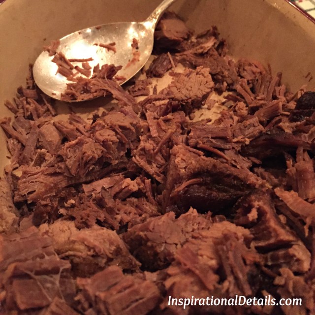 beef brisket dinner party menu