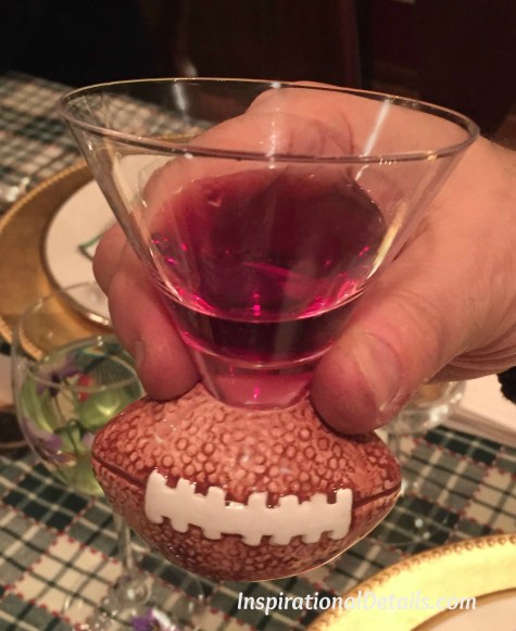 football themed diner menu