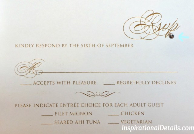 wedding invitation details
