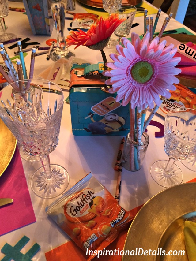 back to school theme dinner party