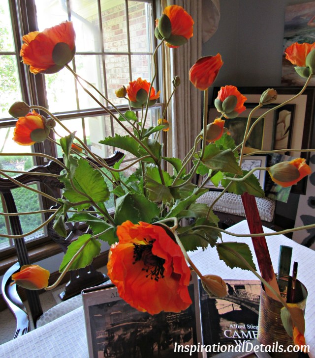 Artist Georgia O'Keefe inspired table