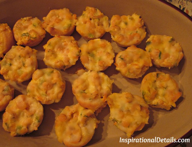 Halloween dinner party menu ideas - Shrimp puffs