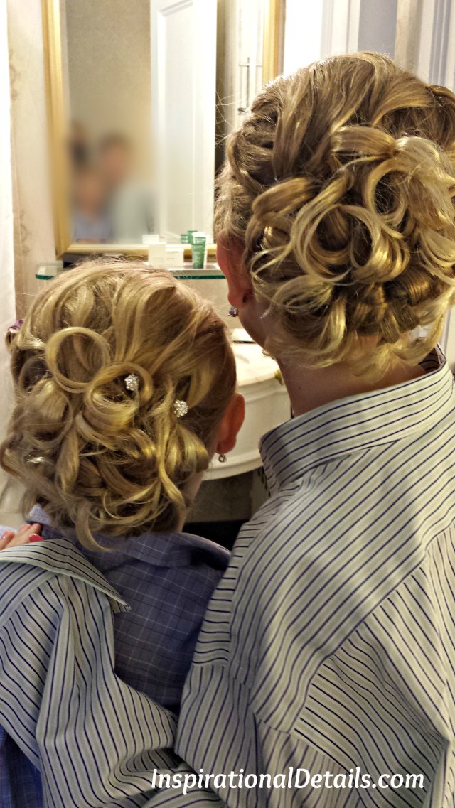 wedding day hair styles- junior bridesmaids