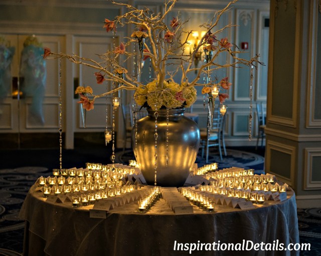stunning place card table at event