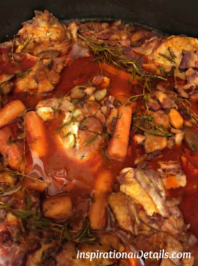 Coq au Vin / holiday dinner party