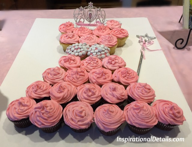 Cupcake dress for baby girl shower