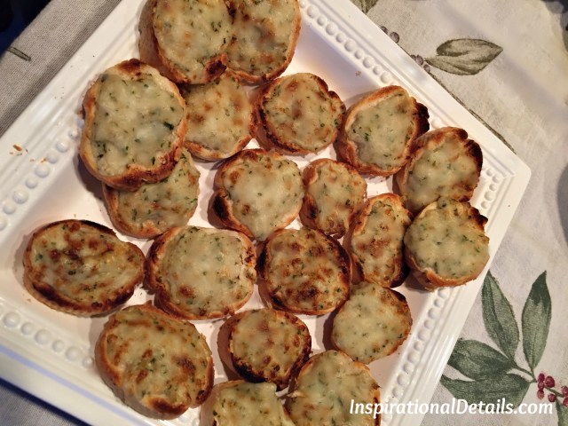 asiago cheese puffs - dinner party menu ideas