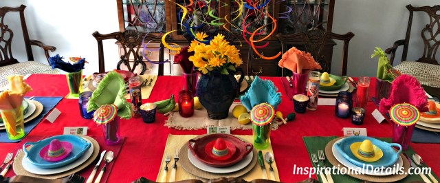 Mexican theme decor for cinco de mayo