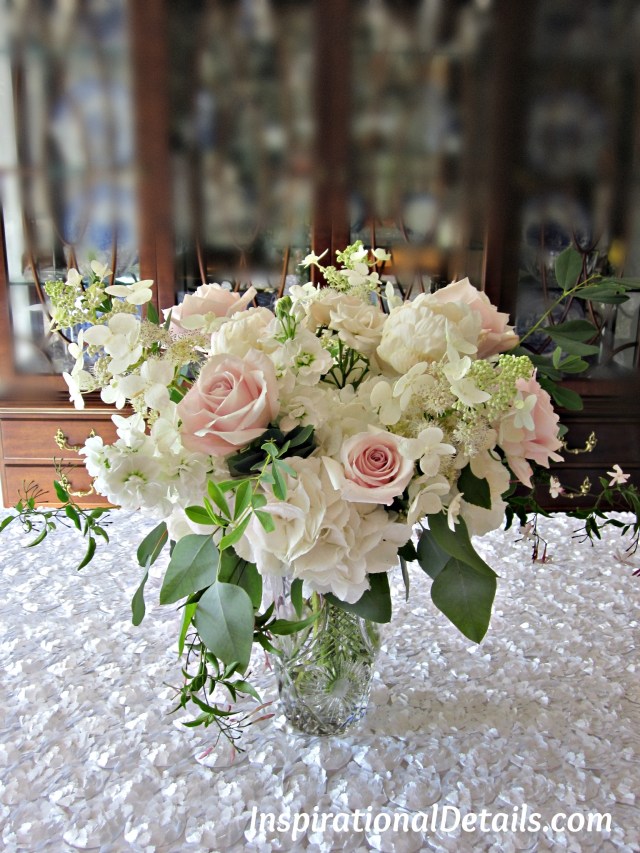 pretty pink shower flowers