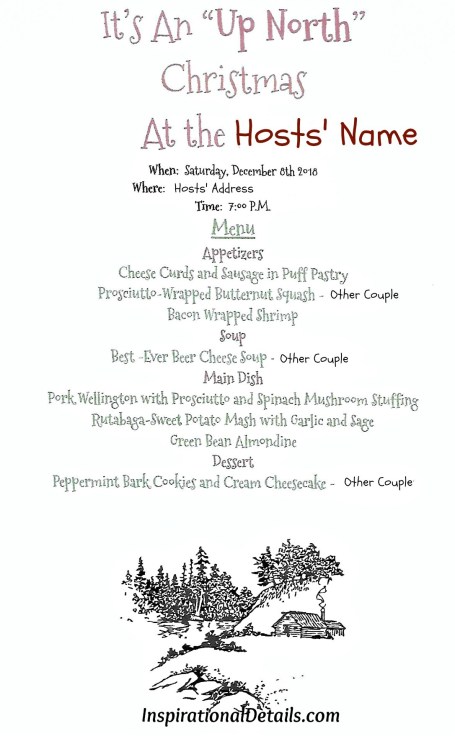 Wisconsin / cabin menu ideas