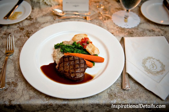 Petite Filet & Halibut - wedding surf and turf ideas