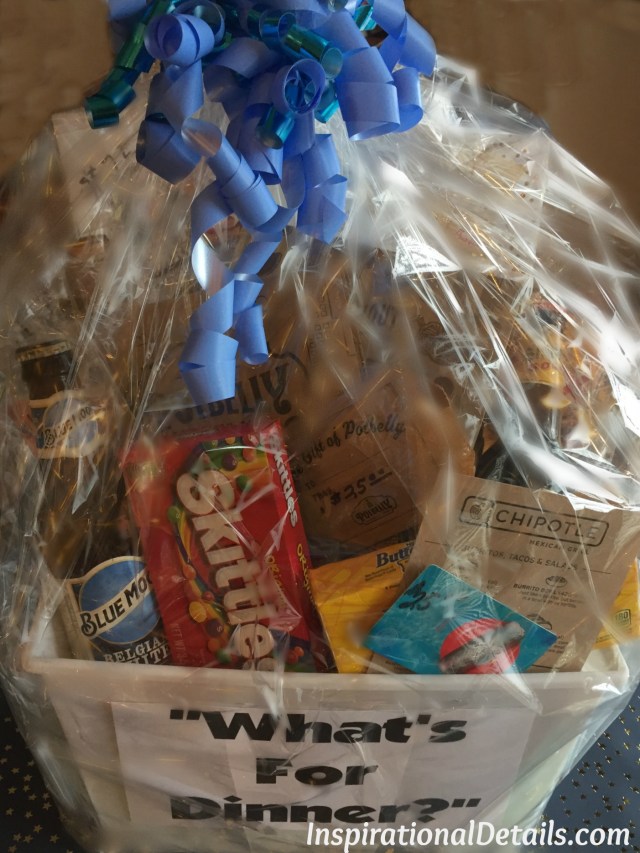 restaurant/fast food auction basket ideas